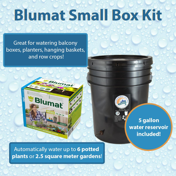 Blumat Small Box Kit - w/ 5-Gallon Reservoir - Automatic Drip Irrigation System for up to 6 Plants 4